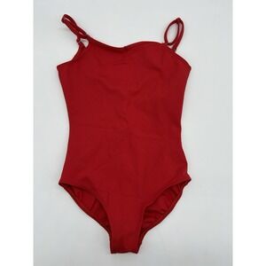 Capezio Dancewear Ballet Leotard Red Child Large Adjustable Straps